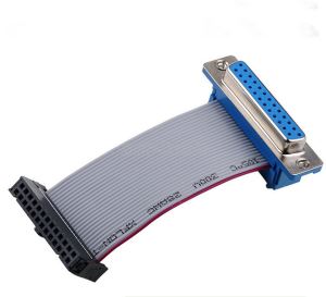 2,54 mm smola 26Pin IDC ravno Trakasti kabel do DB9 ženski RS232 serijski kabel F/F
